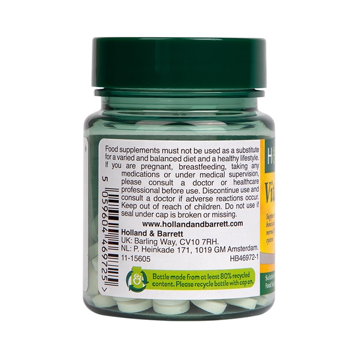 Holland & Barrett Vitamin D 1000 I.U 25ug 120 Tablets